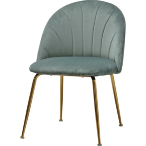 パーソナルチェア mm ミント ベロア スチールパイプ マーメイドチェア 組立品 リビング ダイニング 在宅ワーク 代引不可