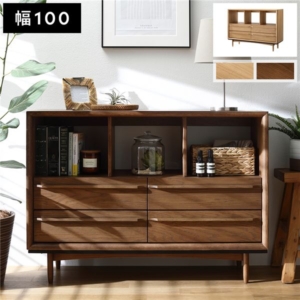 引き出し付き チェスト 約 木製 天然木 インテリア家具 収納家具 タンス 組立品