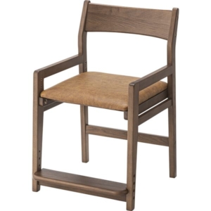 パーソナルチェア 約 座面高44/47/50/53cm 4段階高さ調節 木製 キッズチェア 組立品 リビング