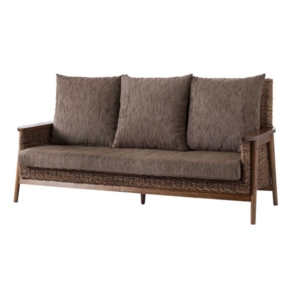 ソファー 約幅185 奥行84 高さ91 座面高40cm 木製 肘付き 完成品 リビング ダイニング インテリア家具 代引不可