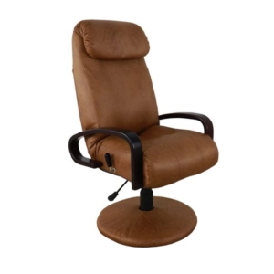 高座椅子 パーソナルチェア 回転式 リクライニング式 昇降式 スチールフレーム 組立品 リビング 代引不可