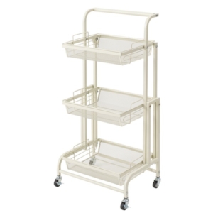 2個セット マルチワゴン ROBUT() キッチンワゴン ラック 収納 多肉棚 収納 スリム キャスター付 DIY オシャレ スライド 業務用 NK-380