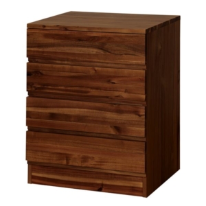 収納 チェスト 単品 木製 アカシア材 ゲルツ 組立品 子供部屋 家具 収納棚 代引不可