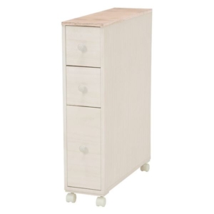 トイレラック トイレ収納 木製 スリム キャスター付き お手洗い 御手洗 収納家具 収納用品 代引不可