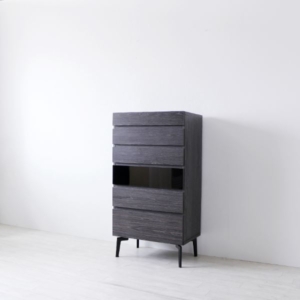 サイドボード 約 オープンレール付 引き出し収納 ワードチェスト リビング ダイニング 代引不可