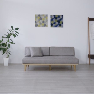 ソファー 約幅165~193cm グレー 木製脚付き リビング ダイニング インテリア家具 プレゼント 代引不可