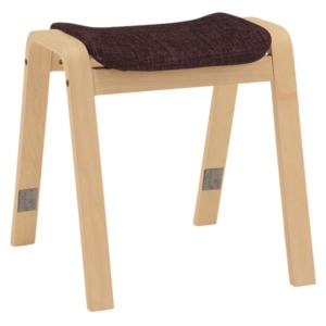 2個セット オットマン 約幅43.5 奥行43.5 高さ45.5cm ナチュラル スタッ スツール リビング ダイニング 代引不可