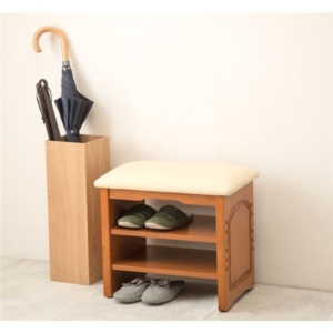 玄関ベンチ 玄関椅子 約 木製フレーム 合皮 組立品 リビング ダイニング 引っ越し 代引不可