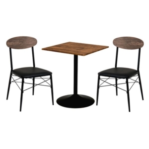 テーブル チェア 3点セット 角型 ダイニングテーブル 1 ダイニングチェア 2 組立品 リビング 代引不可