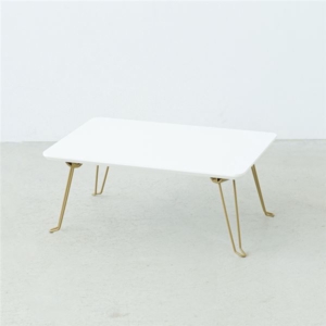 10個セット ニーナ 幅45折りたたみテーブル() 幅45cm 脚カラー：ゴールド 机 折り畳み ローテーブル 折れ脚 ナチュラル パステル ミニ 小さい 北欧 韓国インテリア 完成品 業務用 NK-745