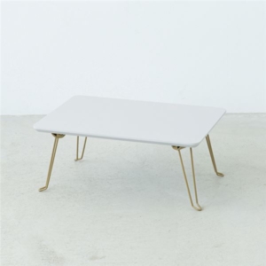 10個セット ニーナ 幅45折りたたみテーブル(グレー) 幅45cm 脚カラー：ゴールド 机 折り畳み ローテーブル 折れ脚 パステル ミニ 小さい 北欧 韓国インテリア 完成品 業務用 NK-745