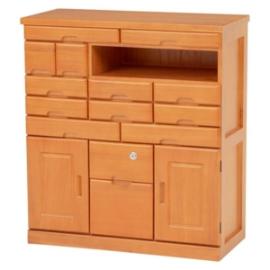 サイドボード 電話台 木製 鍵付き 引き出し 扉収納 リビング ダイニング 廊下 玄関 代引不可