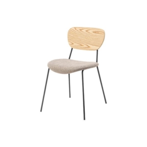 (まとめ) チェア 完成品 2セット シンプル