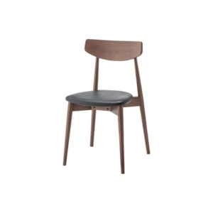 (まとめ) ダイニングチェア スタッ可 完成品 2セット