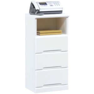 電話台 サイドチェスト 4段 オープン収納棚付き 日本製 Creap4 クリープ4 リビング 完成品 開梱設置 代引不可