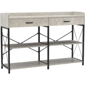 ラック 収納棚 オープンラック シェルフ スチール アイアン コンクリート CON 組立品 代引不可