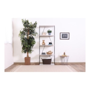 収納棚 オープンラック 5段 オーク EZBO ワイヤーラック 組立品 リビング ダイニング インテリア家具 代引不可