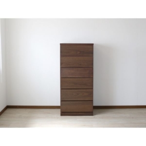 ハイチェスト（ウォルナット） 完成品］ 代引不可