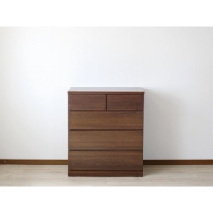 ローチェスト（ウォルナット） 完成品］ 代引不可