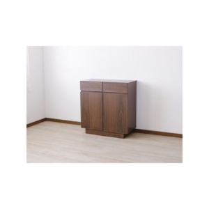 サイドボード（ウォルナット） 完成品］ 代引不可