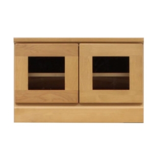 ローボード テレビ台 2段 Aタイプ 木製 扉収納付き 日本製 リビング ダイニング 完成品 開梱設置 代引不可