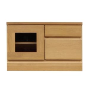 ローボード テレビ台 2段 Bタイプ 木製 扉収納付き 日本製 リビング ダイニング 完成品 開梱設置 代引不可