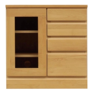 ローボード テレビ台 4段 Bタイプ 木製 扉収納付き 日本製 リビング ダイニング 完成品 開梱設置 代引不可