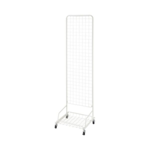 店研創意 ストア・エキスプレススキマ型ワゴン 白 W445 H1595mm 1台