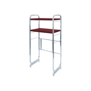 キッチン収納 約幅550～900mm 2段 クロムメッキ 日本製 棚板 バーガンディ 伸縮式 キッチンペールラック UGSJAPAN 組立式