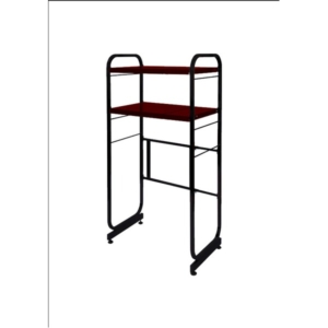 キッチン収納 約幅550～900mm 2段 カーボン 日本製 棚板 バーガンディ 伸縮式 キッチンペールラック UGSJAPAN 組立式