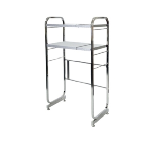 キッチン収納 約幅550～900mm 2段 クロムメッキ 日本製 ガルバリウム鋼板 伸縮式 キッチンペールラック UGSJAPAN 組立品