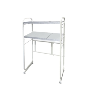 キッチン収納 約幅550～900mm 2段 グラン 日本製 ガルバリウム鋼板 伸縮式 キッチンペールラック UGSJAPAN 組立品