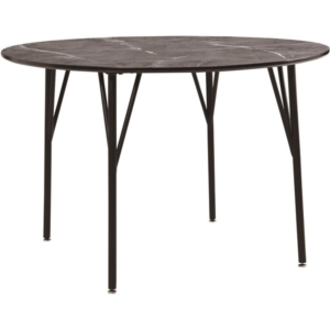 ダイニングテーブル リビングテーブル ラウンドテーブル 円形 丸型 スチール脚 大理石風 メラミン GY 組立品 代引不可