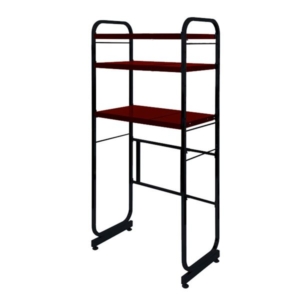 キッチン収納 約幅550～900mm 3段 カーボン 日本製 棚板 バーガンディ 伸縮式 キッチンペールラック UGSJAPAN 組立品