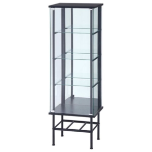 コレクションケース mm スタンド 4段 ミラータイプ 組立品 リビング ダイニング インテリア家具 代引不可