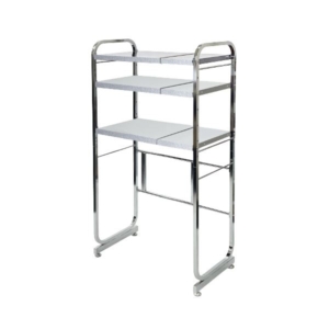 キッチン収納 約幅550～900mm 2段 クロムメッキ 日本製 ガルバリウム鋼板 伸縮仕様 キッチンペールラック UGSJAPAN 組立品