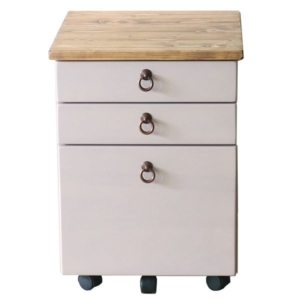 サイドワゴン 袖机 木製 引き出し付き キャスター付き インテリア家具 ダイニング家具 リビング家具 完成品