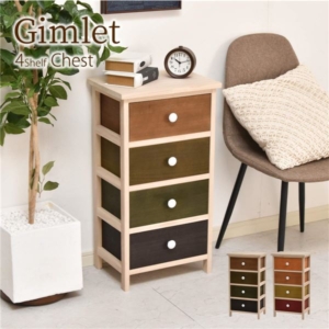 チェスト タンス 4段 木製 桐材 防虫 調湿 組立品 リビング ダイニング 子供部屋 洗面所 代引不可