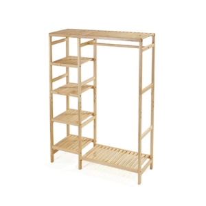 ハンガーラック 衣類収納 木製 ハンガーマルチラック 収納家具 インテリア家具 寝室家具 組立品