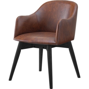 ダイニングチェア 天然木 アッシュ ソフトレザー リビング インテリア家具 完成品