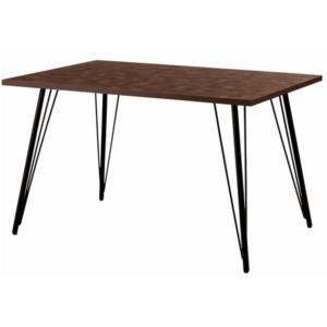 ダイニングテーブル ミックス スチール アジャスター付き リビング ダイニング インテリア家具 組立式