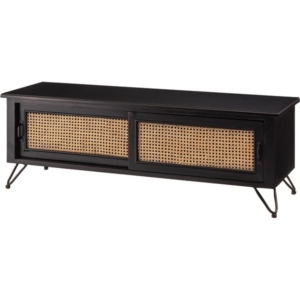 テレビ台 テレビボード 天然木 ミンディ ラタン 脚付き TVボード リビング インテリア家具 収納家具 組立式