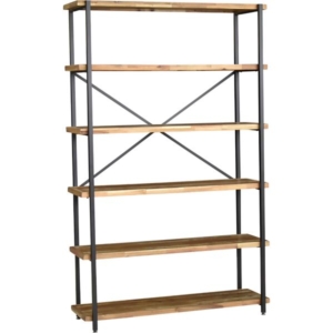 シェルフ オープンラック 6段 耐荷重30kg ヴィンテージ VIN 組立品 代引不可