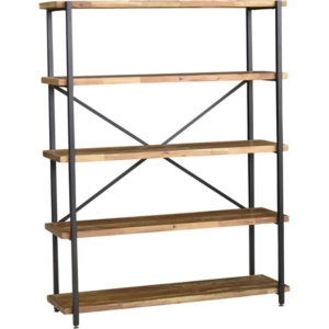 シェルフ オープンラック 5段 耐荷重30kg ヴィンテージ VIN 組立品 代引不可