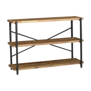 シェルフ オープンラック 3段 耐荷重30kg ヴィンテージ VIN 組立品 代引不可