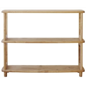 シェルフ 収納棚 約 木製 バーチ材 天然木 収納家具 オープンラック ロサ 組立品 代引不可