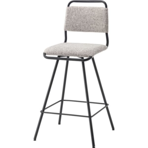 カウンターチェア 約 座面高65cm ライト スチール 回転式 ハイチェア リビング 組立式