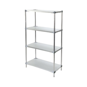 スチールラック 約 4段 シルバー 日本製 PROFACE プロフェイス ガルバリウム フリーラック 組立式 代引不可