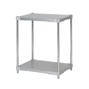 ステンレス シェルフ 2段 H70cm 日本製 耐錆 耐薬性 耐久性 冷蔵 冷凍 高温多湿対応 収納棚 オープンラック 組立式