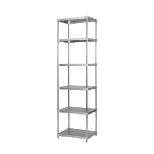 ステンレス シェルフ 6段 H210cm 日本製 耐錆 耐薬性 耐久性 冷蔵 冷凍 高温多湿対応 収納棚 オープンラック 組立式